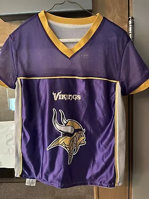 Minnesota Vikings Reversible Nfl Flag Football Jersey - Youth Large • $12.99