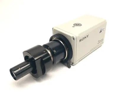 Sony DXC-960MD 3CCD CCD-IRIS Color Video Camera 12V & MVA-185 Microscope Adapter • $239.99