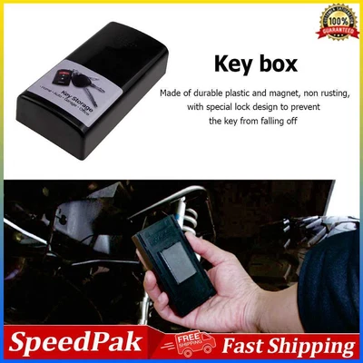 £6.71 • Buy Anti Lost Secret Stash Key Storage Box Magnetic Portable Hidden Car Keys Holder