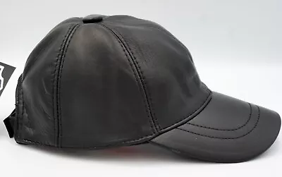 New 100% Real Genuine Lambskin Leather Baseball Cap Hat Sports Visor 42 COLORS • $13.89