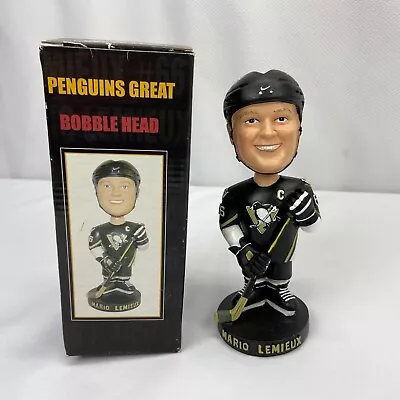 Pittsburgh Penguins Great Mario Lemieux Home Black Jersey Bobblehead #66 HOF • $19.99