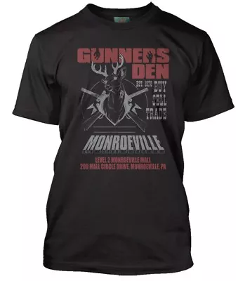 DAWN OF THE DEAD Inspired GUNNERS DEN Monroeville Zombie Men's T-Shirt • £18