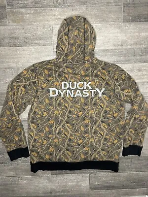 Duck Dynasty Hoodie Jacket Men XL Sherpa Lined Full Zip • $23.99