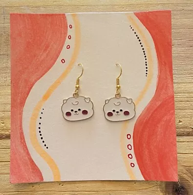 BTS BT21 RJ EARRINGS JIN KPOP CUTE KAWAII Only One Pair Available • £7.99