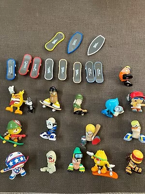 Vintage 2001 Tech Deck Dudes Lot Boards - Skateboarding Action Figures CREW 2 • $44.99