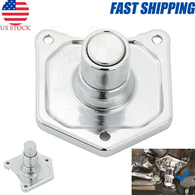 For Harley Big Twin 1991-2017 Chrome Solenoid Cover Push Button Starter Aluminum • $14.82