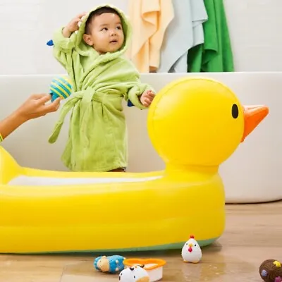 Munchkin Baby & Toddler Inflatable Bath Tub Duck Helps To Transition 6-24 M • £15.95