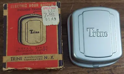 Vintage Trine Electric Door Buzzer MCM 6-10 V AC 3-6V DC NEW OLD STOCK No. 170 • $14.99