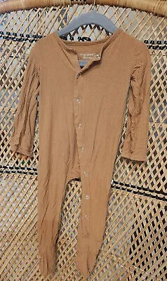 Posh Peanut Bamboo Footed Pajamas 18-24 Baby Toddler Unisex Rust • $12.50