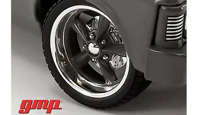 Street Fighter Billet Wheels Tires Gray Spoke Chrome Lip 1:18 Gmp 18967 Acme • $19.95