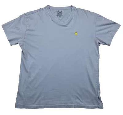 POLO RALPH LAUREN Men Adult SMALL Short Sleeve Pony Logo V Neck T Shirt • $12