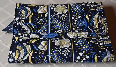 Vera Bradley Ellie Blue Jewelry Organizer Folio Multi-Pocketed Retired - NWT • $15