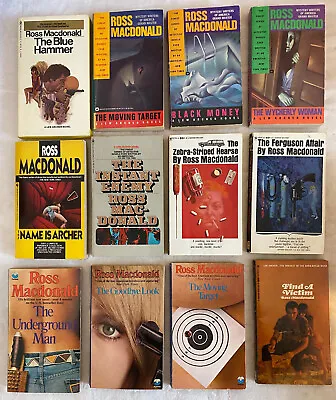 Lew Archer Ross Macdonald CHOOSE YOUR TITLE: 12 Low Price PB ‘70-90 VeryGood #6 • $6.95