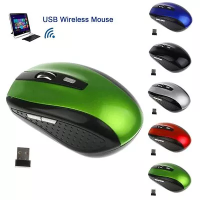 $10.88 • Buy Optical Mini Gaming Mice 2.4GHz Wireless Mouse USB Receiver For Laptop PC