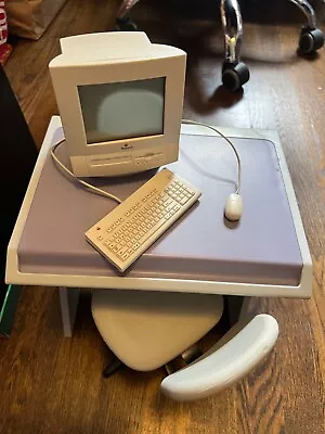 American Girl - Mini Apple Macintosh Computer Desk Chair Accessories • $55