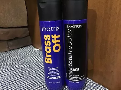 Matrix Total Results Brass Off Blue Shampoo And Conditioner 10oz • $26.99