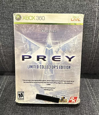 $22.99 • Buy Prey Limited Collectors Edition Microsoft Xbox 360 ~ W Steelbook Case! ~ LQQK