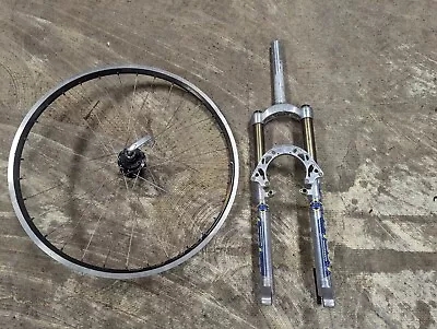 Marzocchi Bomber QR20 Fork With Hub Skewer And Wheel - Rare! • $225