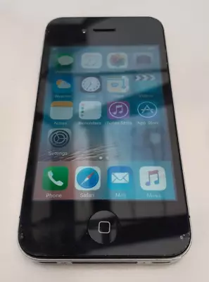 Apple IPhone 4s - 16GB - Black (O2) A1387 - Used - Spares Or Repairs • £6.99