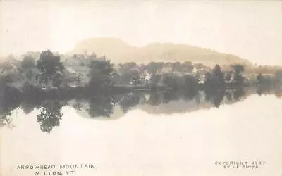 Rppc Arrowhead Mountain Milton Vermont J.k. Smith Real Photo Postcard (1907) • $9.95