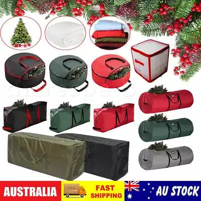 Christmas Tree Storage Bag Heavy Duty Artificial Xmas Zip Home Sack Holder • $15.89