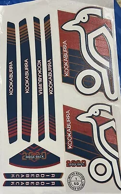 Kookaburra Cricket Bat Sticker- Ridge Back Red & Green Color  (Vintage) • $20