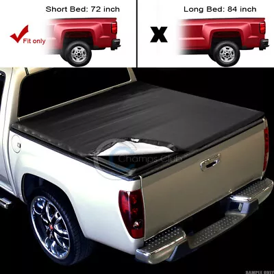 Fits 82-93 Chevy S10/GMC S15 Sonoma Fleetside 6' Short Bed Snap-On Tonneau Cover • $139.95