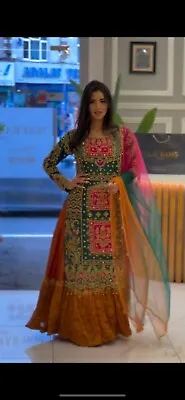 Salwar Kameez Pakistani Indian Wedding  Dress Bollywood Suit Sharara • $50.40