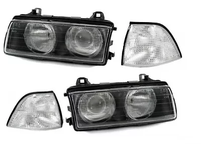 DEPO Projector HeadLight ( No CCFL ) W/ Clear Corner Lamps For BMW E36 92-99 2D • $234