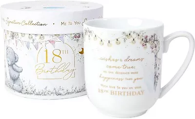 Me To You Tatty Teddy 18th Birthday Mug In A Gift Box - Official Signature Colle • £12.95