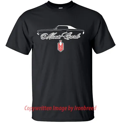 1970 1971 1972 Monte Carlo T-Shirt Car Silhouette 1st Generation Ss 70 71 72 • $22.98