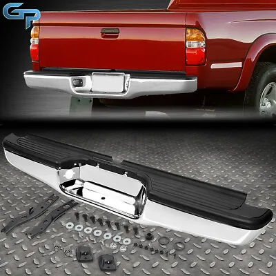 Rear Step Bumper Face Bar Assembly For 1995-2004 Toyota Tacoma Carbon Steel • $122.48