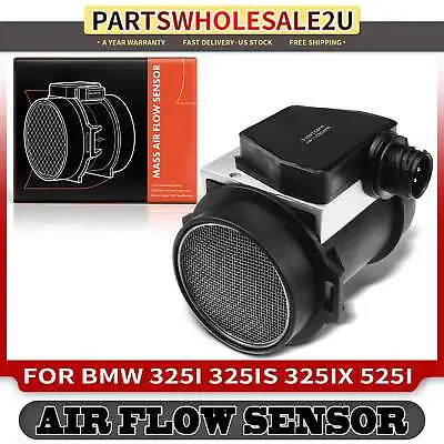 Mass Air Flow Sensor Assembly For BMW E34 E36 325i 325is 325iX 525i 13621722489 • $41.49