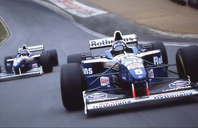 1996 British  Grand Prix Damon Hill  Williams  Original Colour Slide • £24.99