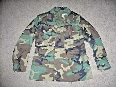 Military BDU Small Short Field Jacket Coat Camo Camouflage US Army MenBoys #120a • $20.64