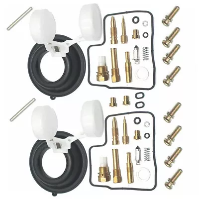 2X For Honda VT500 1983-1987 VT500 C E Carb Repair Kit & Float Diaphragm • $22.80