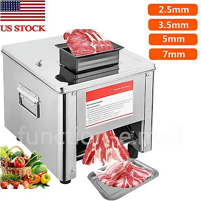 Upgraded Meat Cutter Commercial Electric Meat Slicer Shredded Cutting Machine US • $170.99