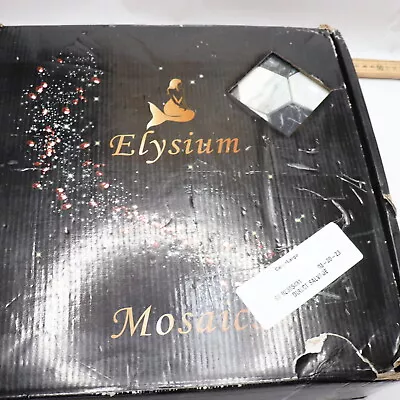 (10-Pk) Elysium Hexagon Moonlight Mosaic Tiles 11.75  X 12  • $18.78