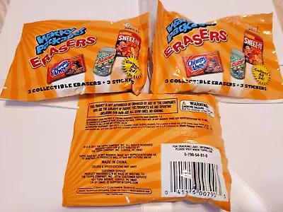 Topps 2011 Wacky Packages  Erasers 3 Pack Lot Htf • $14.97
