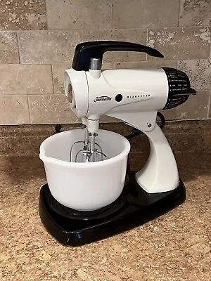 Vintage 1950-1960-Sunbeam Mixmaster 10 Speed Stand Mixer W/ Beaters-Works Great • $50