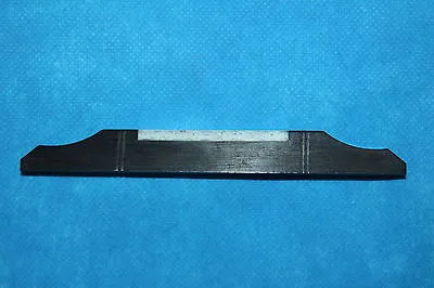 Grover Tune-Kraft Polished Ebony Flat Top Mandolin Bridge W/Bone InsertMPN 1991 • $15.79