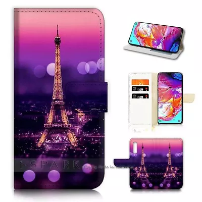 ( For Optus X Power 2 ) Flip Wallet Case Cover AJ21621 Eiffel Tower • $12.99