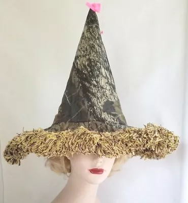 Witches Camouflage Halloween Hat With Designer Trim For Men Or Women • $27.50