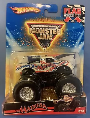 **Classic** Madusa W/ Flag Hot Wheels MONSTER JAM 1/64 • $19.99