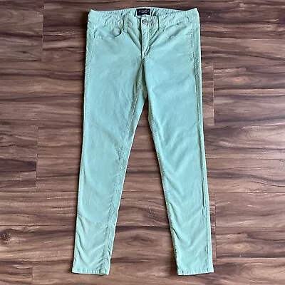 American Eagle Jegging Womens 8 Mint Green Corduroy Skinny Jeans 32x30 • $16.99