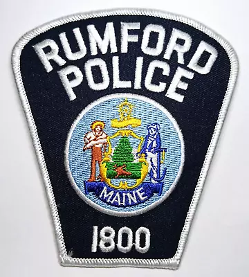 Rumford Maine Police Patch - FREE US SHIPPING ! • $6.50