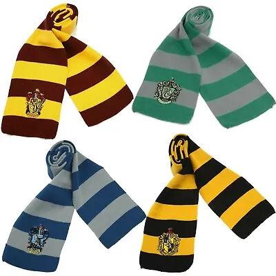 Wizard Scarf For Harry Potter Cosplay Costume Book Day Gift Cheapest In UK • £5.39