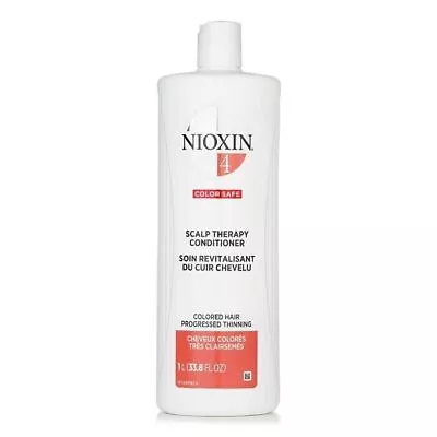 Nioxin System 4 Conditioner Scalp Therapy 1L Litre 1000ml Colour Safe Revitalise • $49.95