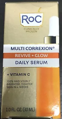 ROC Multi Correxion Revive Glow Daily Serum Vitamin C Brighter Tighter Skin (H2) • $19.95