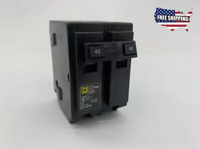 Square D HOM240 Circuit Breaker 2 Pole 40 Amp 120/240 VAC • $9